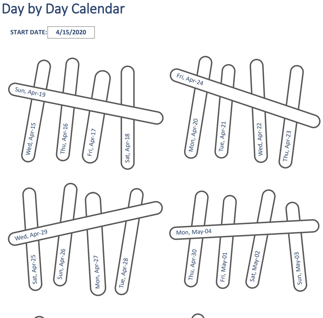Day by Day Calendar preview