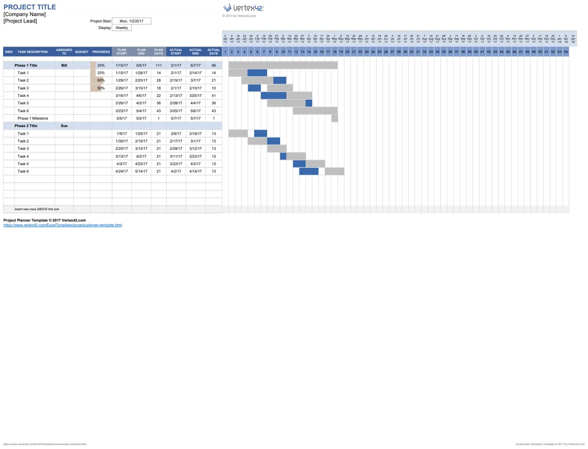 Project Planner preview