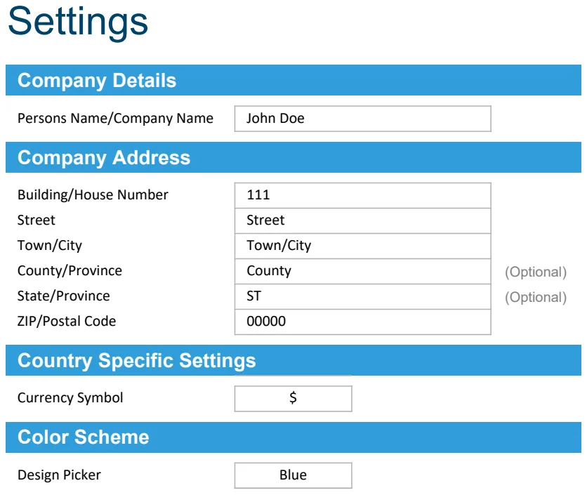 Cash Receipt Template preview