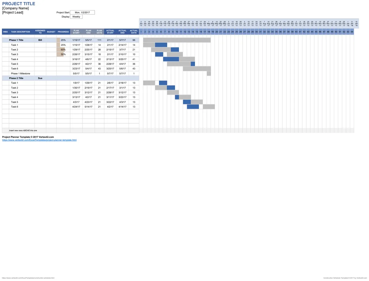 Project Planner preview
