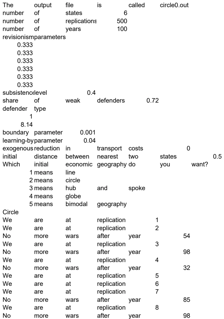 Simulation Output Analysis Template preview
