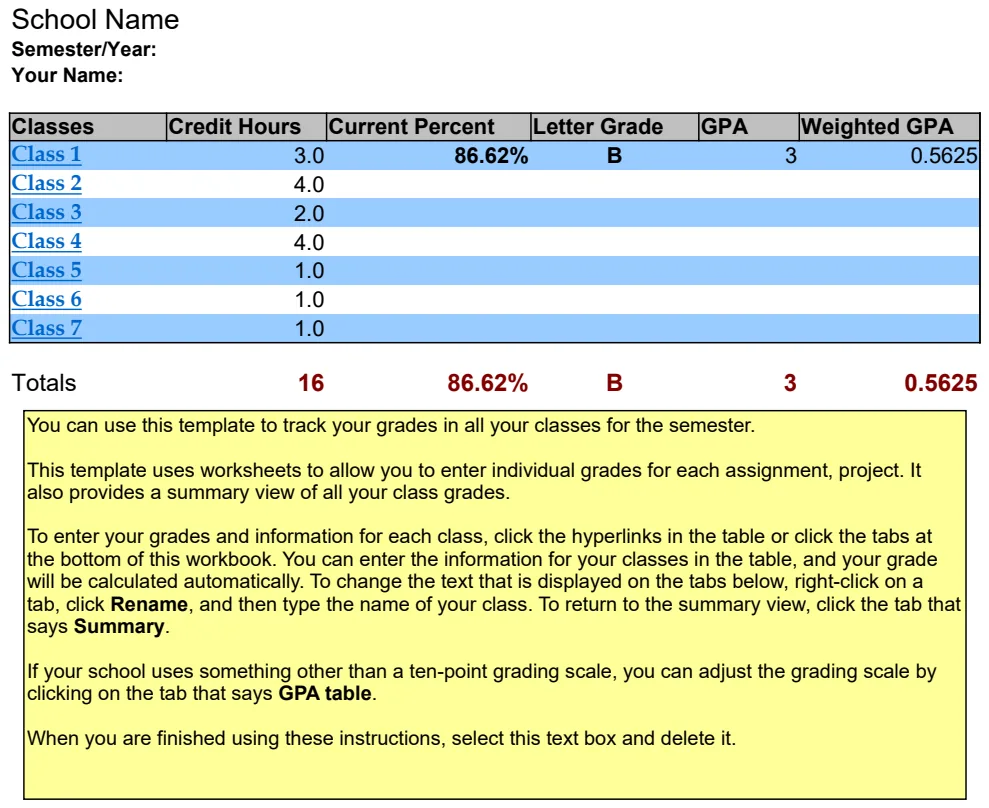 Student Class Schedule & Professor Directory preview