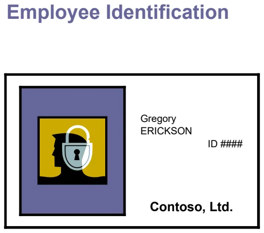 Employee Identification Template preview