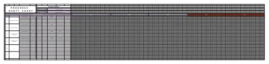 Progress Gantt Chart preview