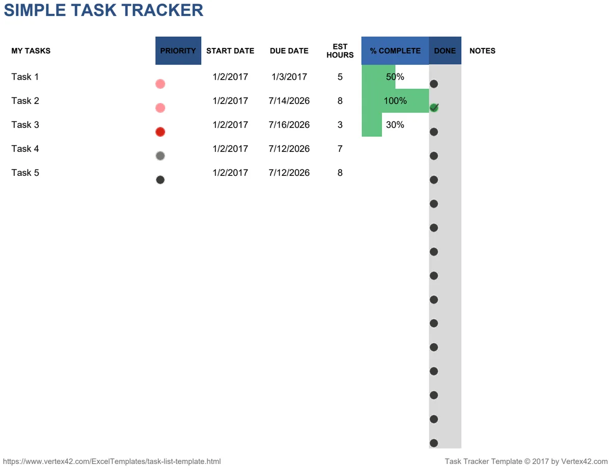 Simple Task Tracker preview