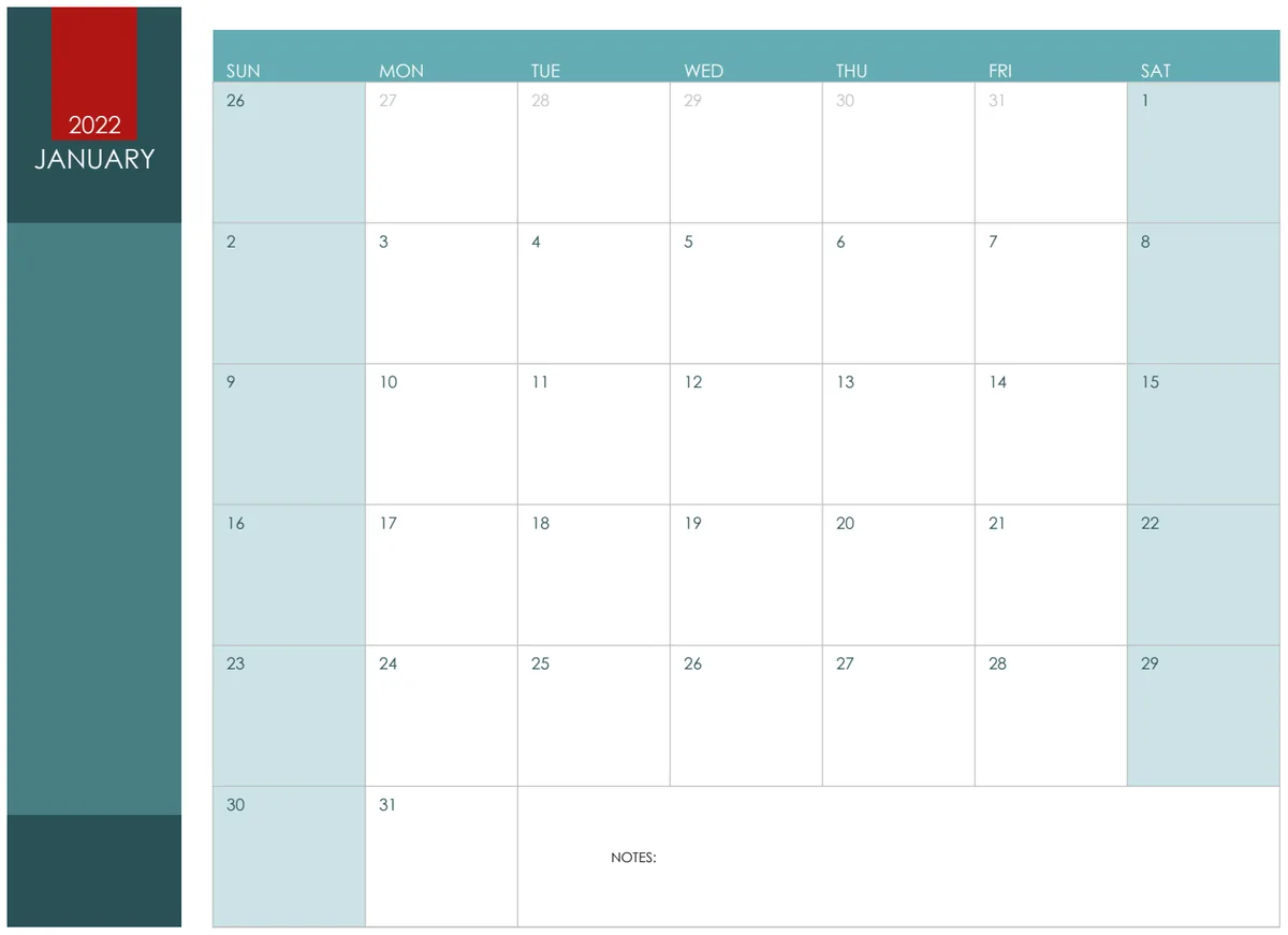 Any Year Calendar preview