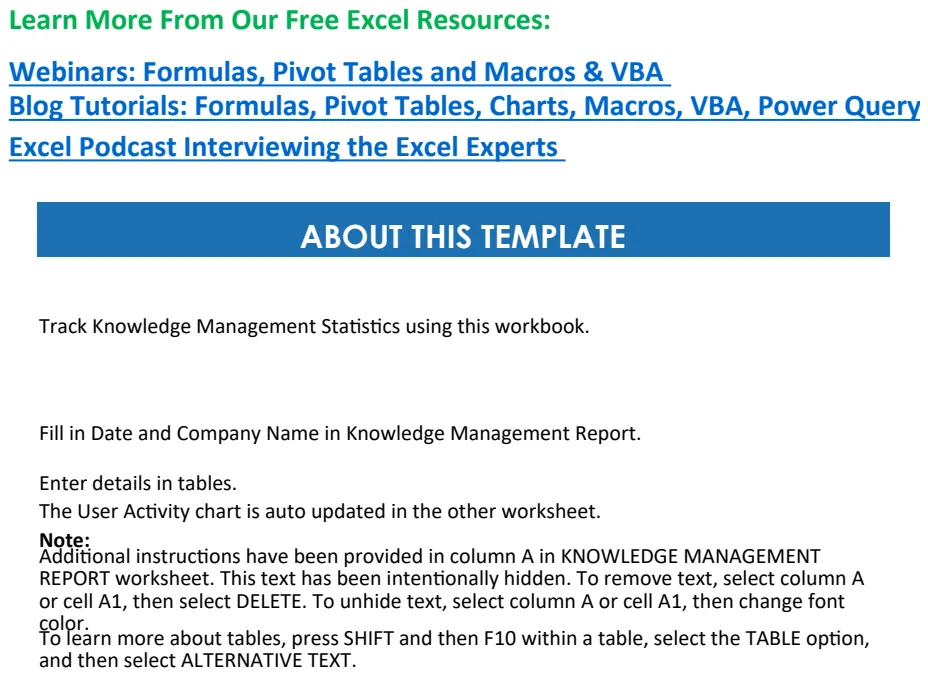 Knowledge Management Report preview