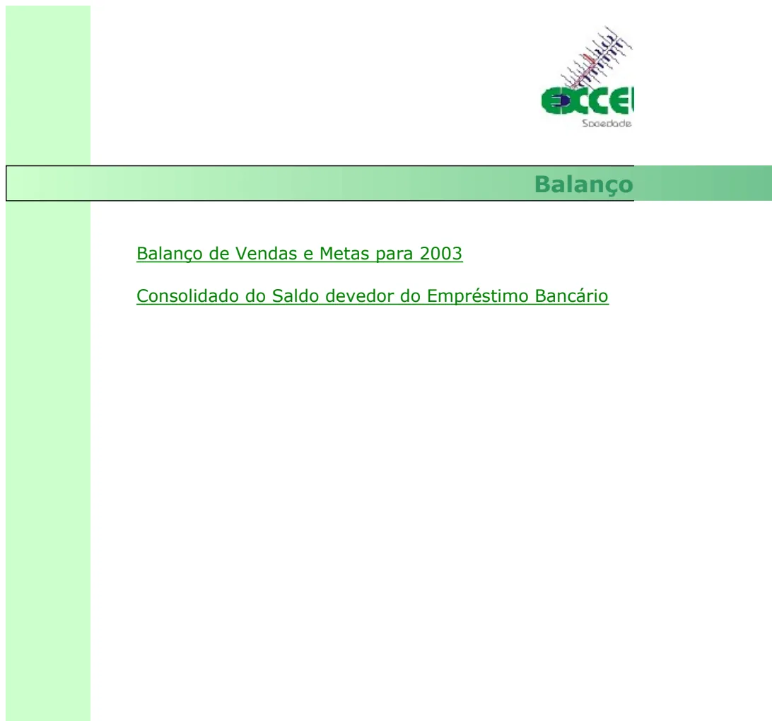 Balanço de Vendas e Metas para 2003 preview