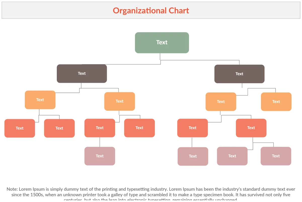 Organizational Chart Template preview
