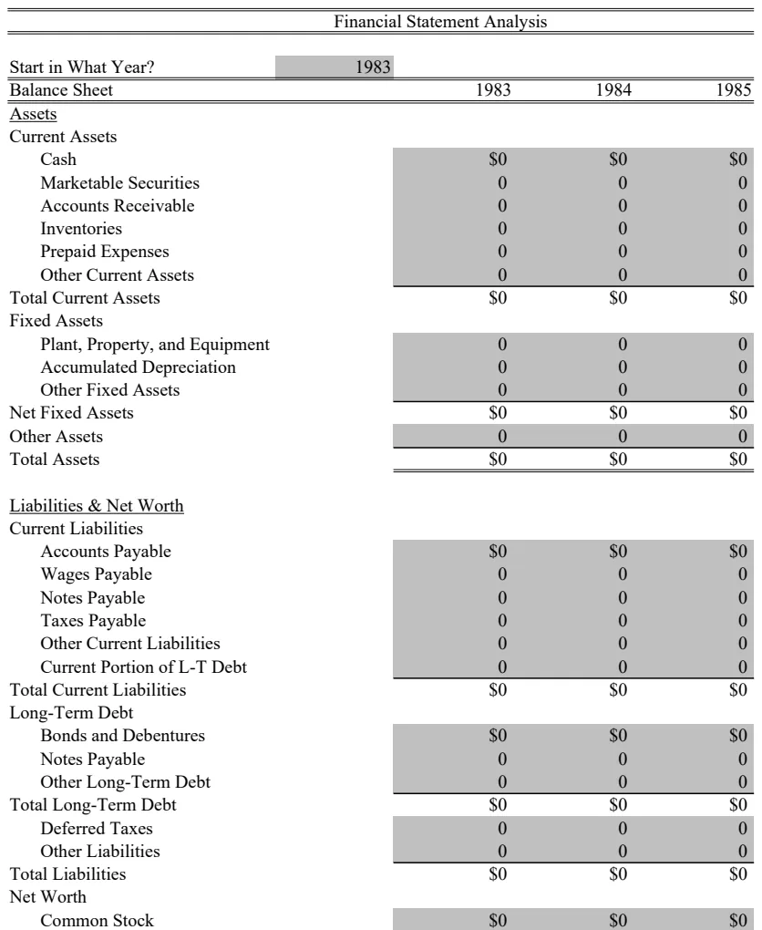 Financial Statement Analysis preview