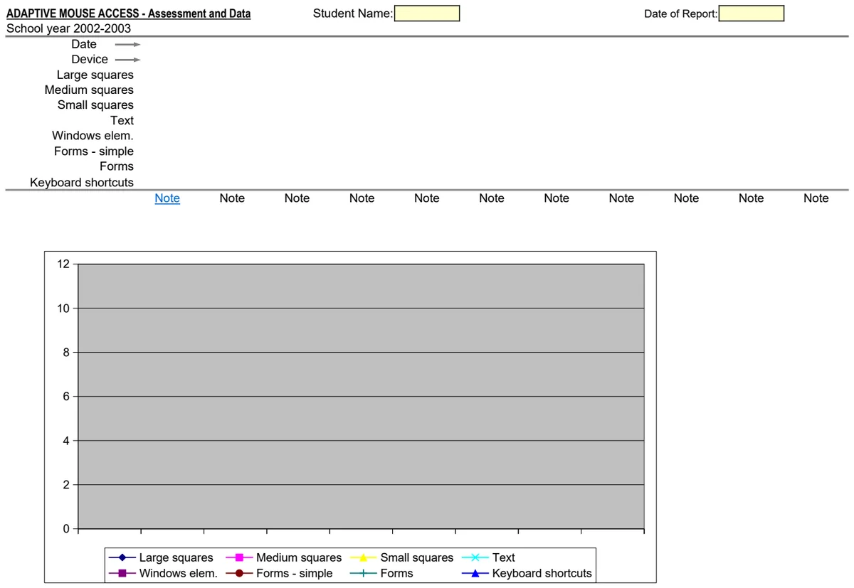 Adaptive Mouse Access Assessment & Data Tracker preview