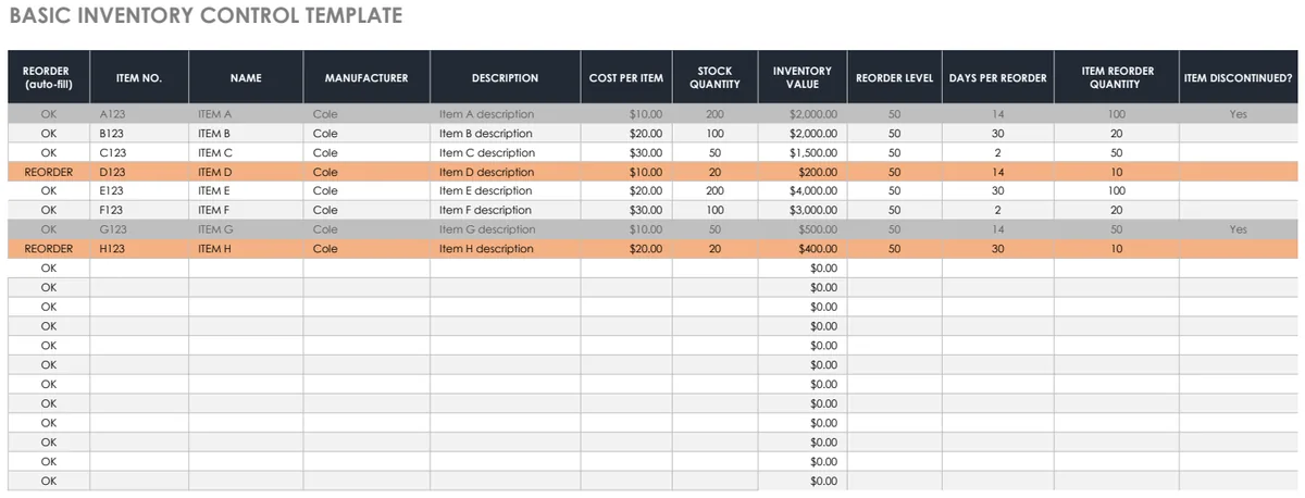Basic Inventory Control preview