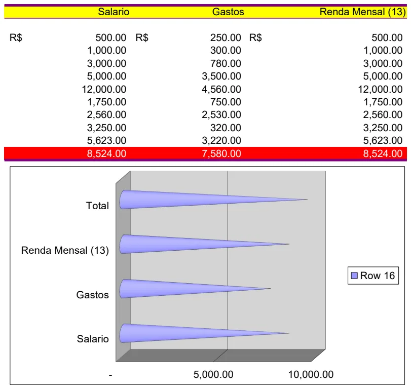 Monthly Salary and Expense Tracker preview