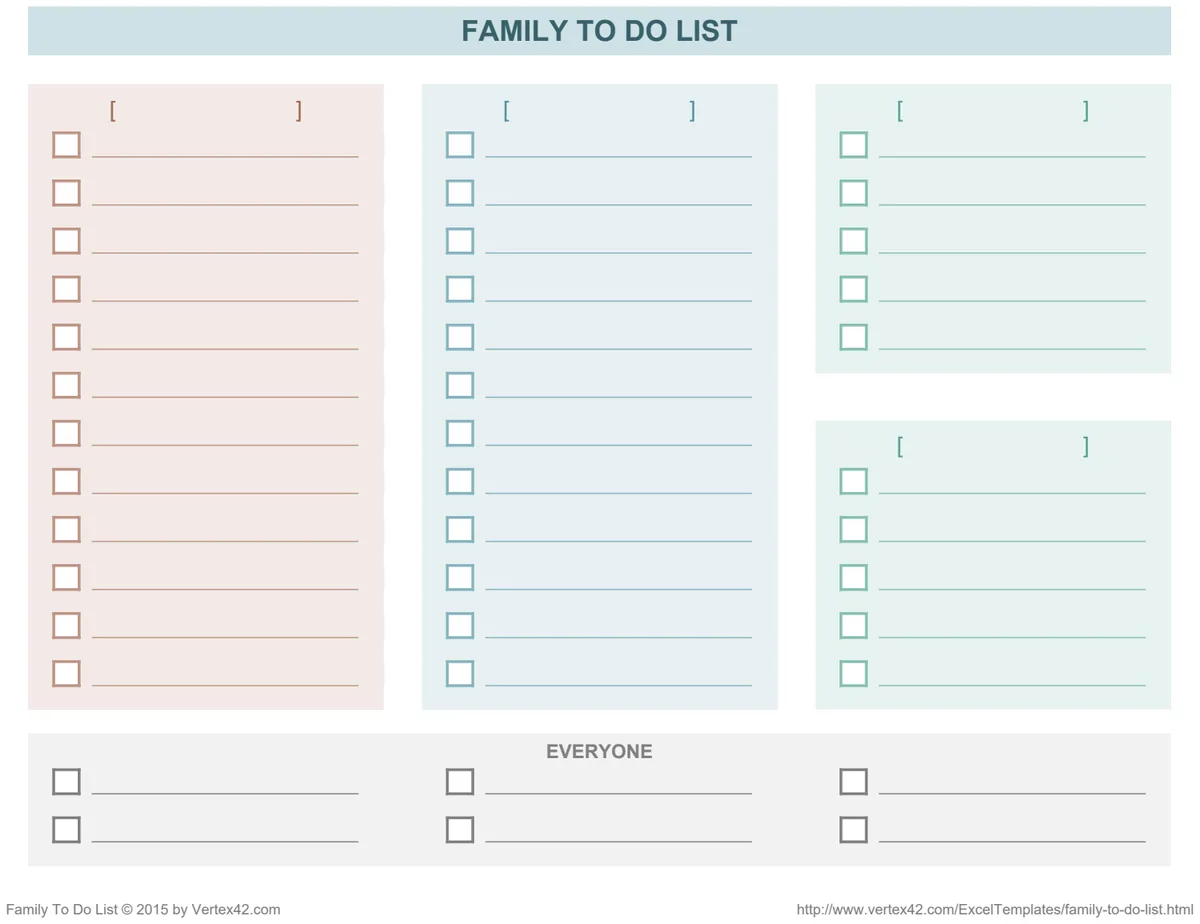 Family To Do List preview