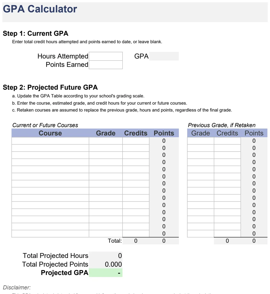 GPA Calculator preview