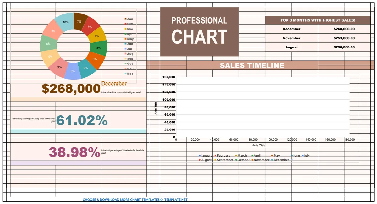 Professional Chart Template preview
