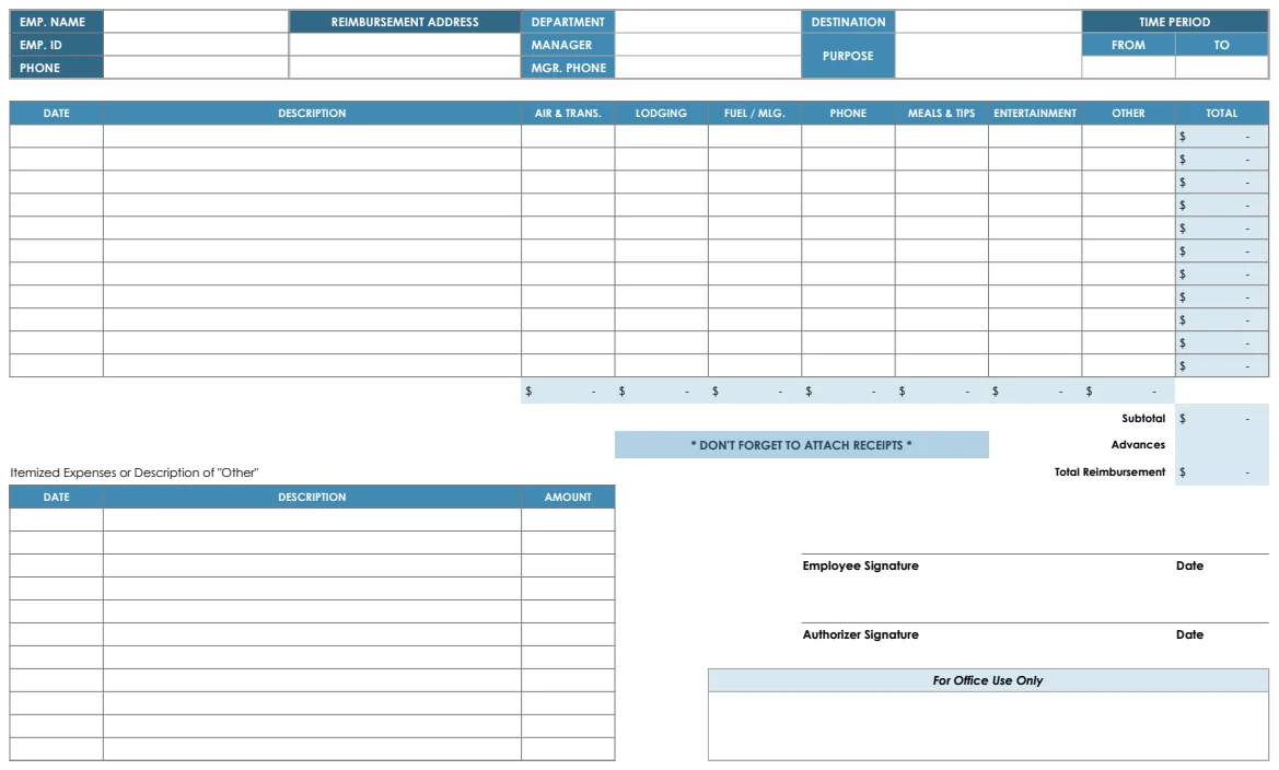 IC Expense Report 8857 preview