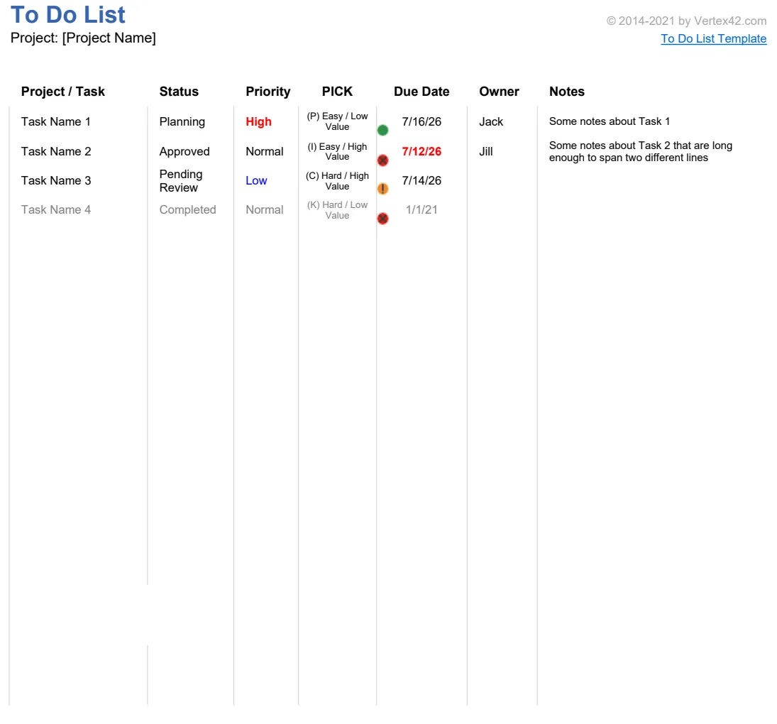 To Do List preview