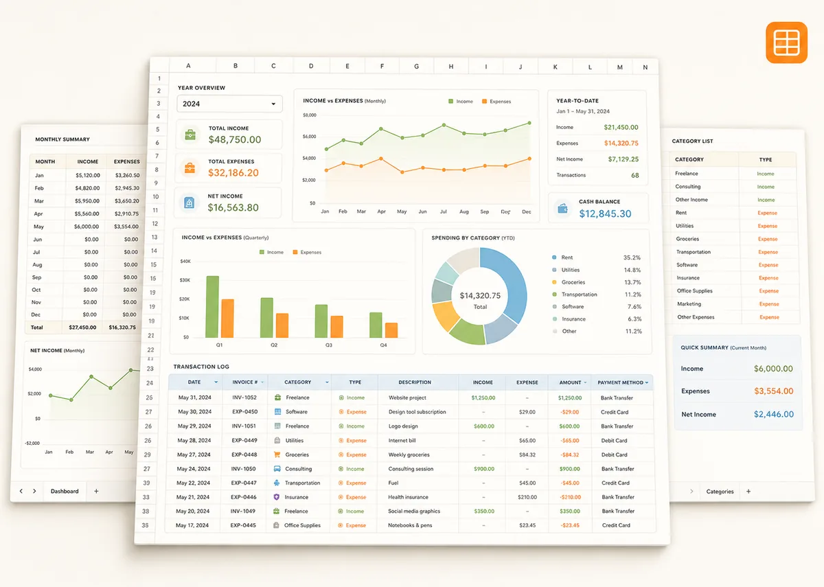 Easy Bookkeeping preview