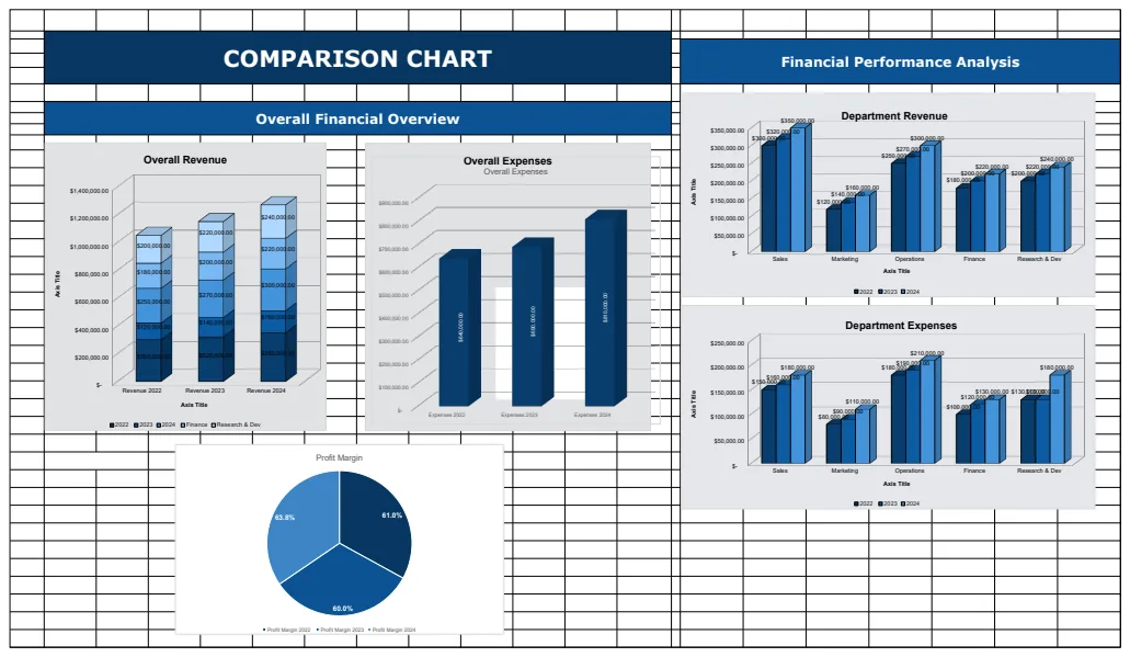 Comparison Chart Template preview