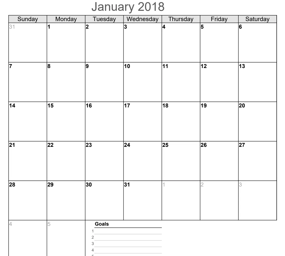 Monthly Planner preview