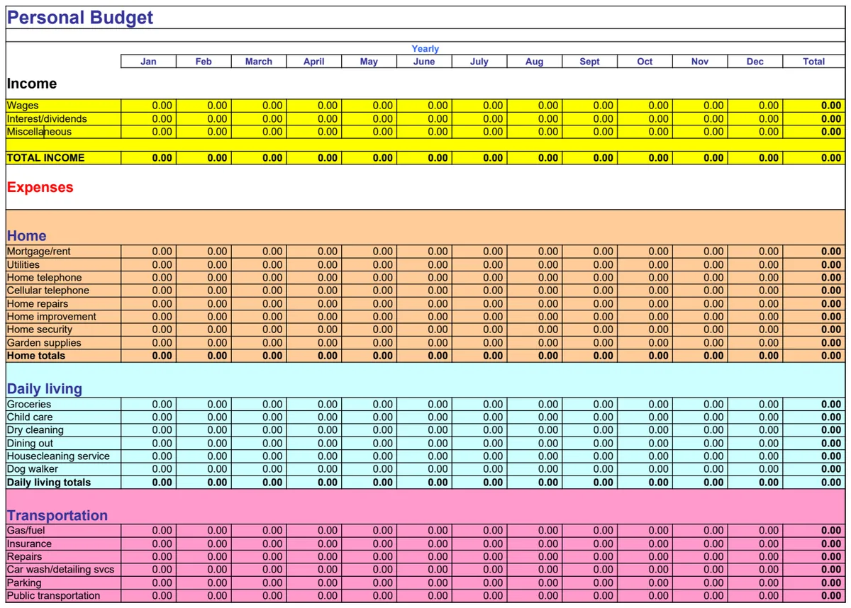 Family Budget Planner preview