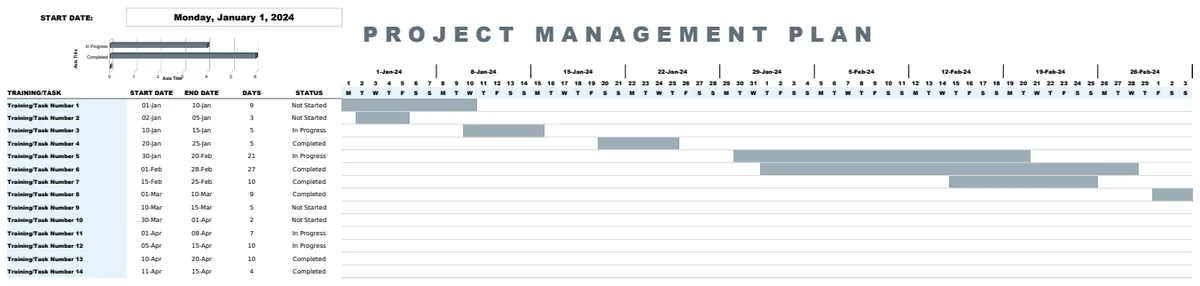 Project Management Plan Template preview