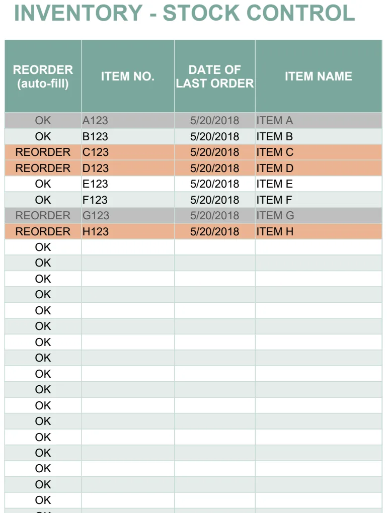 IC Inventory Management Template Updated preview