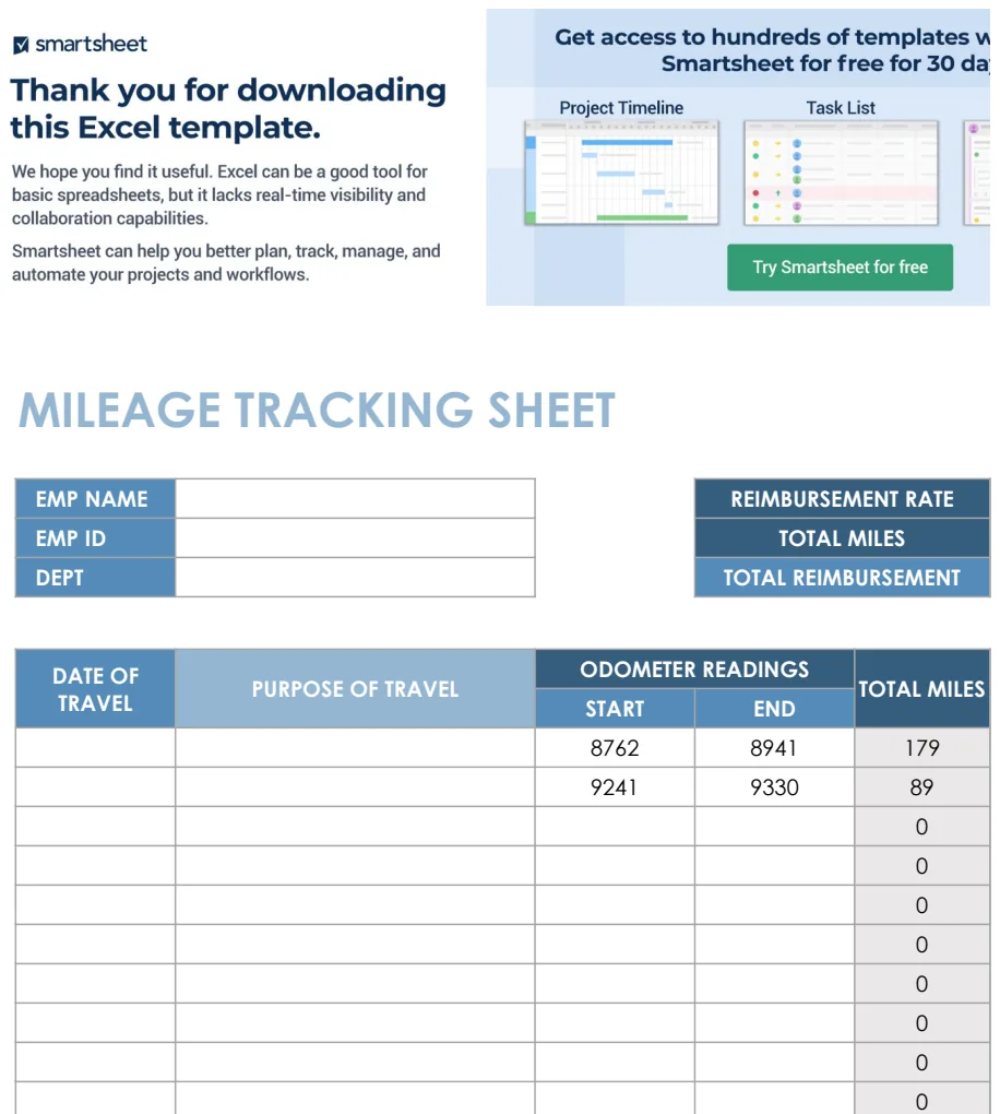 IC Mileage Tracking preview