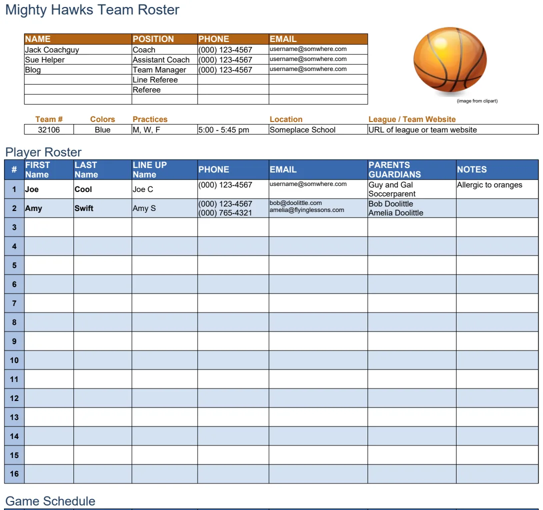 Basketball Roster & Team Statistics Tracker preview