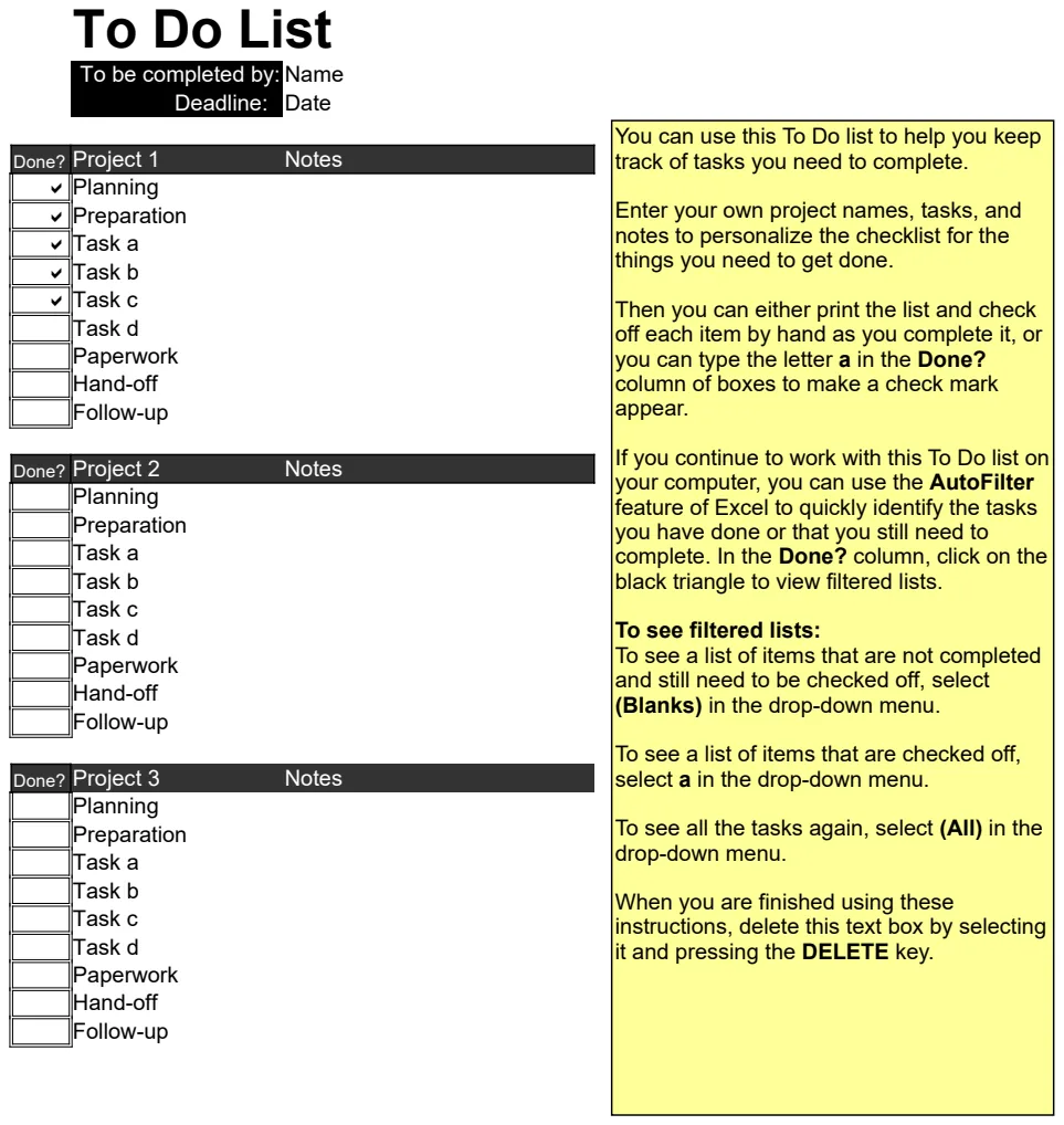 To Do List preview