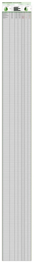 Group Assignment To Do List Excel Template preview