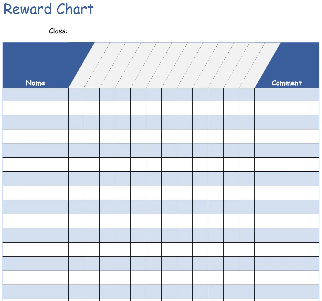 School Reward Chart preview