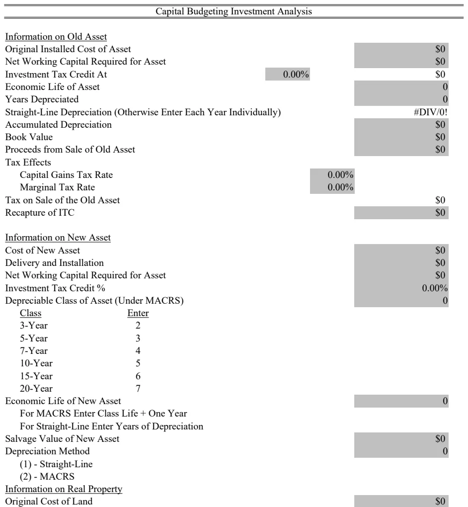 Capital Budgeting Investment Analysis preview