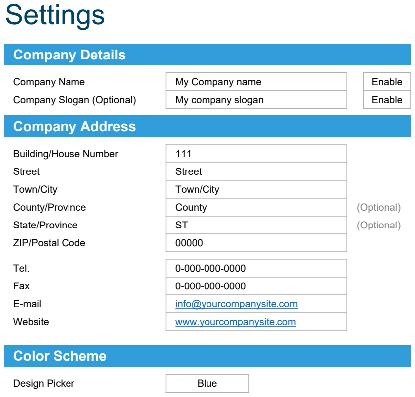 Weekly Timesheet for Multiple Jobs preview