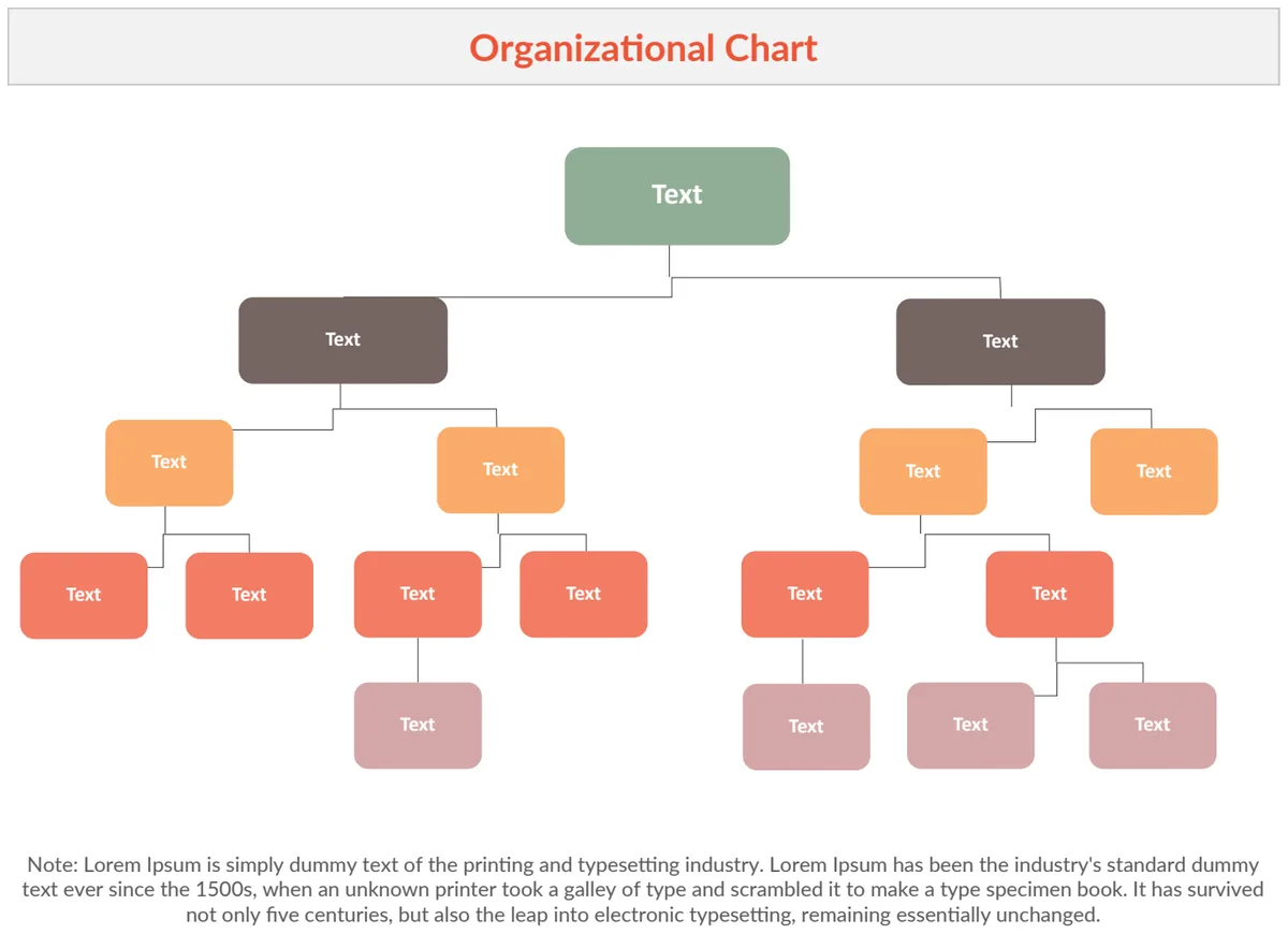 Organizational Chart Template preview