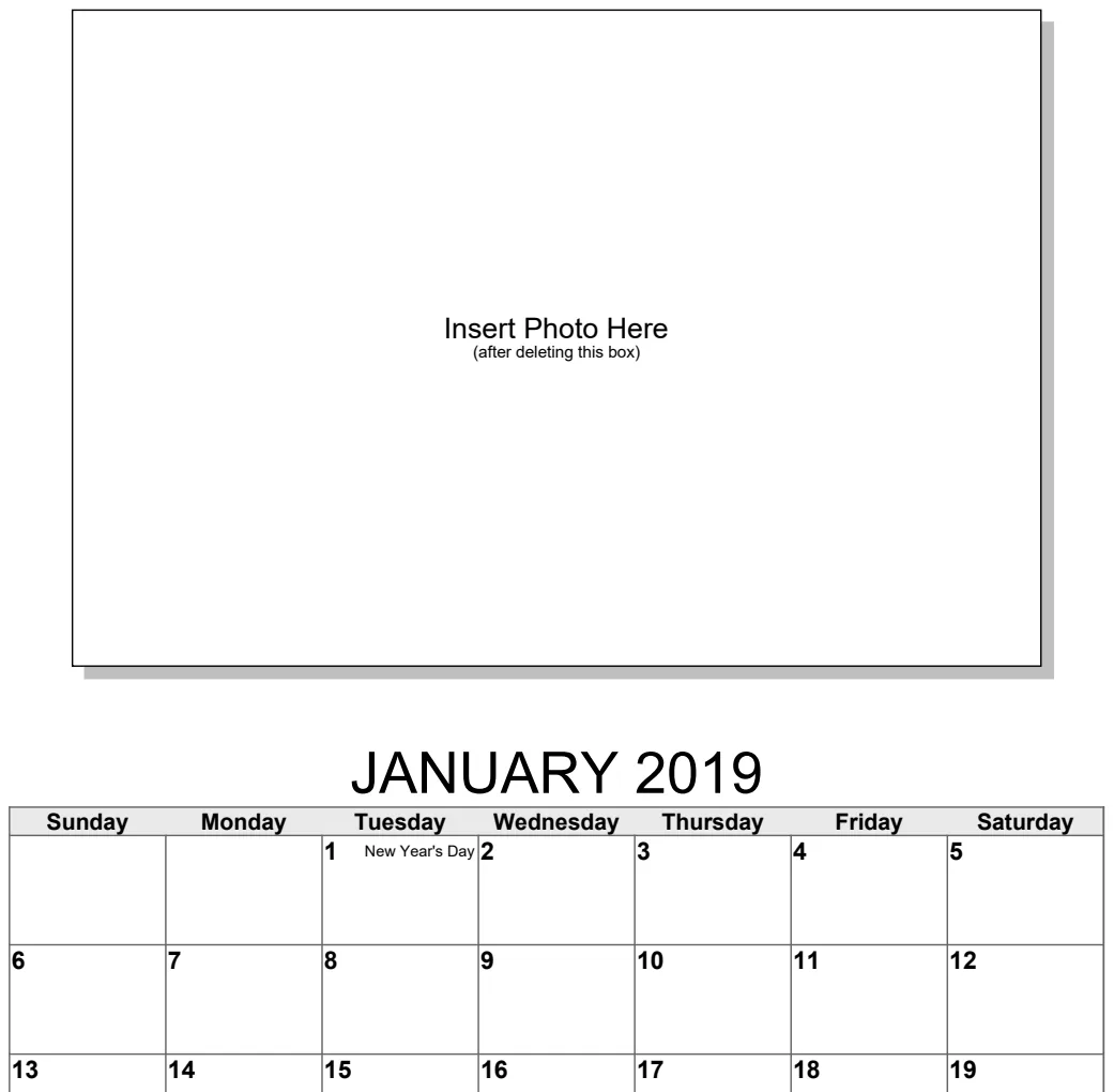 Photo Calendar preview