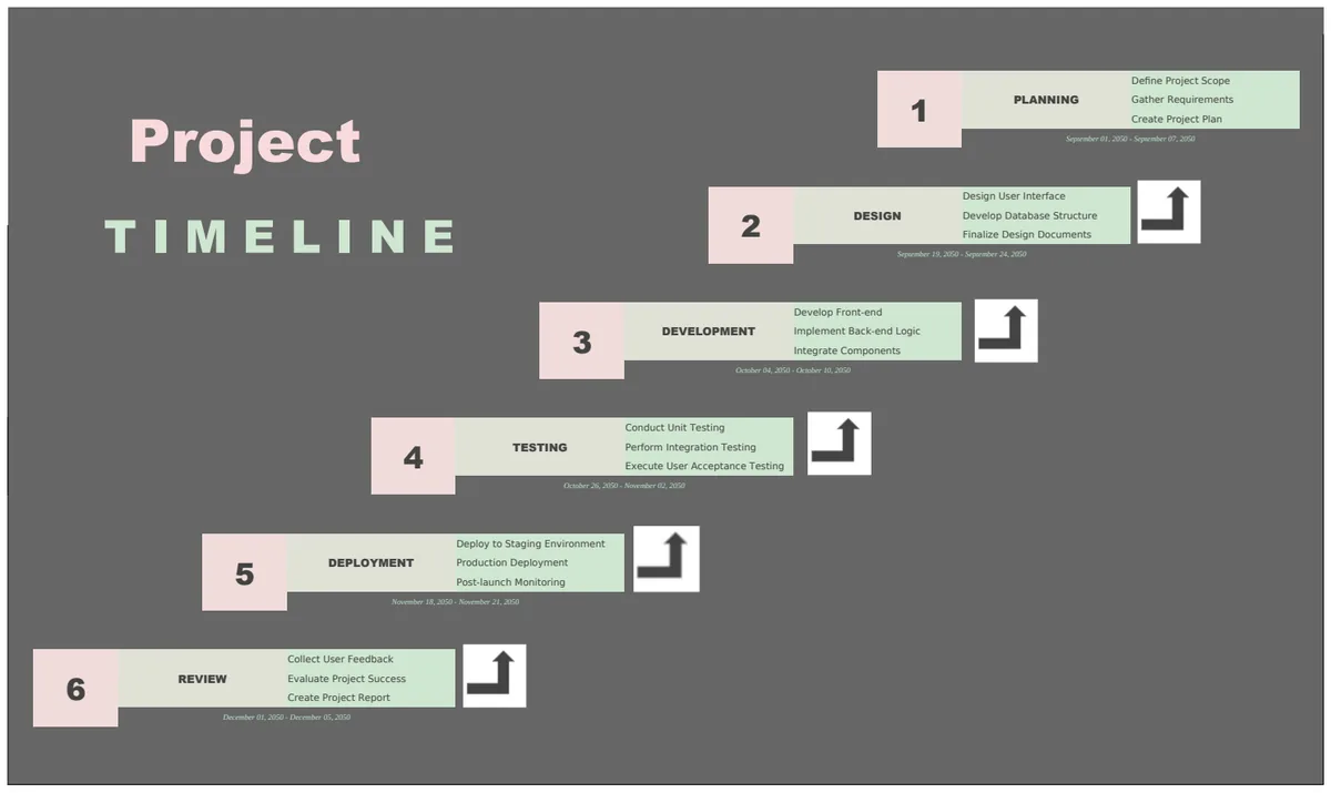 Project Timeline Template preview