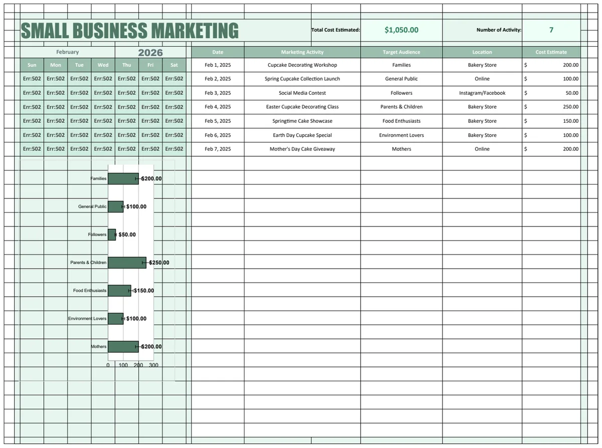 Small Business Marketing Template preview