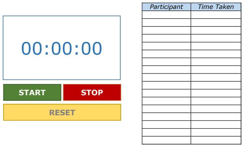 ToastMaster StopWatch TrumpExcel preview