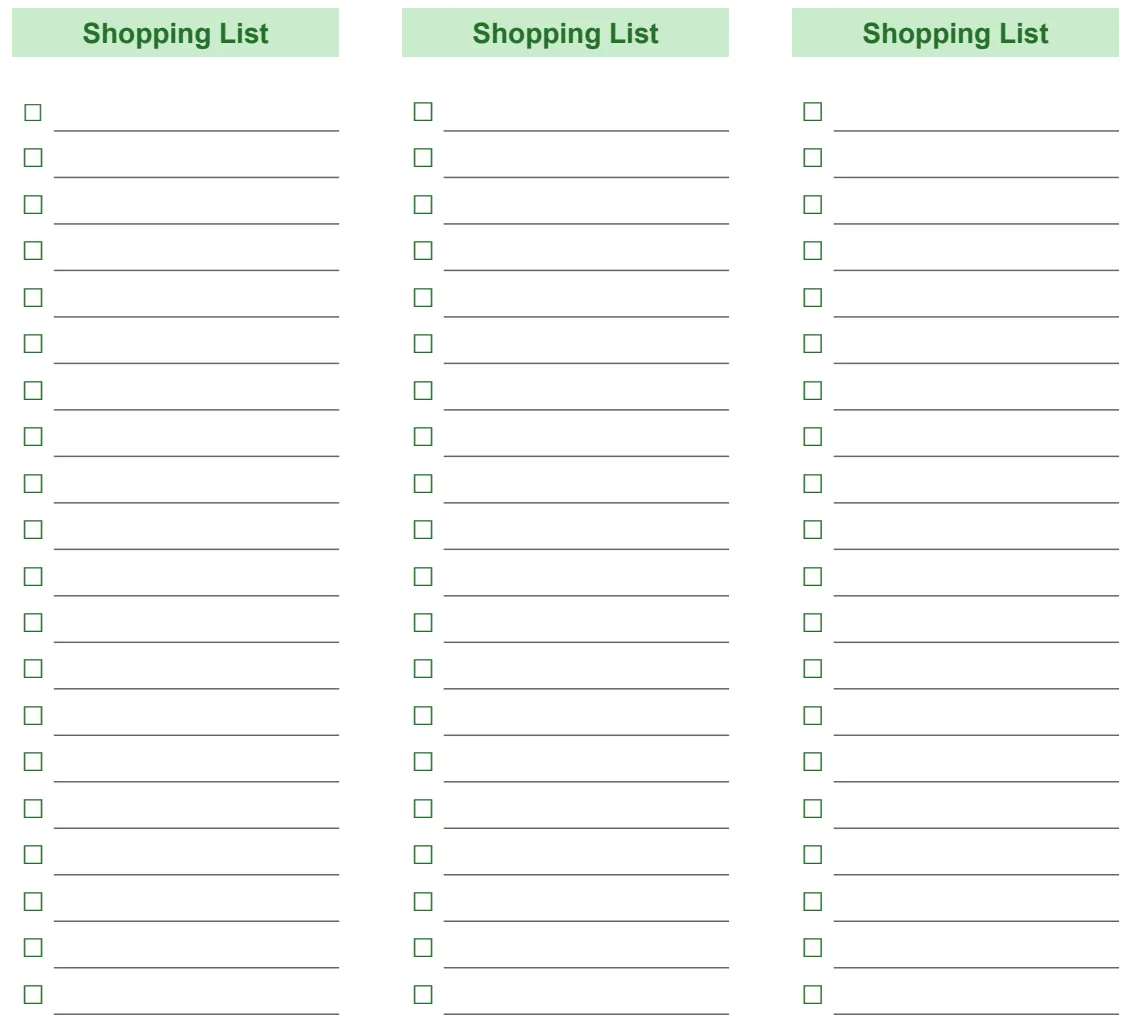 Simple Shopping List preview