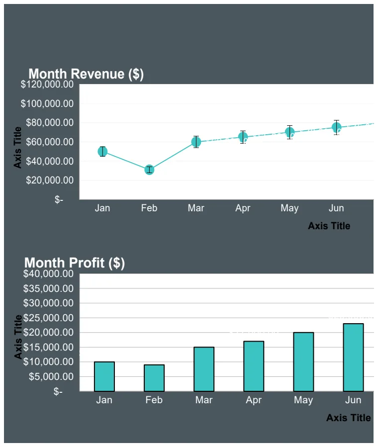 Finance Graph Template preview